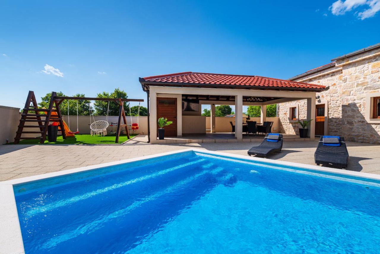 Stone Villa Miandri Sukošan Dış mekan fotoğraf